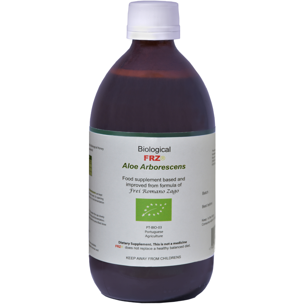 Bio FRZ® Aloe Vera Arborescens 500g Nahrungsergänzungsmittel Ohne Alkohol
