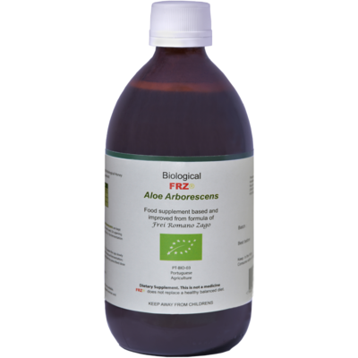Bio FRZ® Aloe Vera Arborescens 500g Nahrungsergänzungsmittel Ohne Alkohol